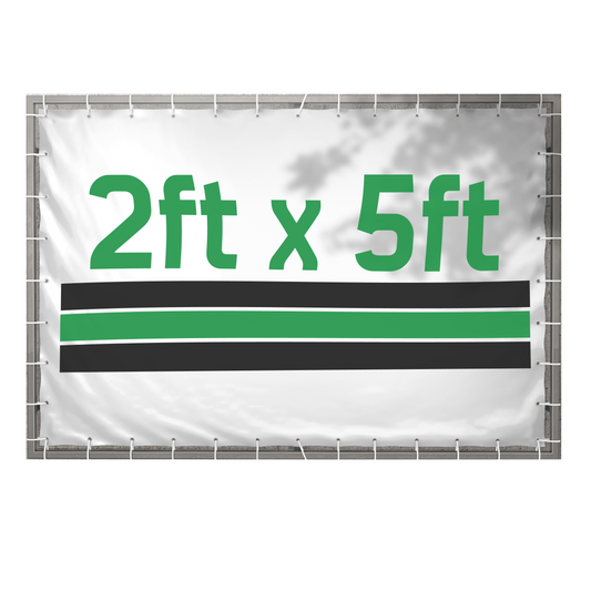 2x5 ft Banner
