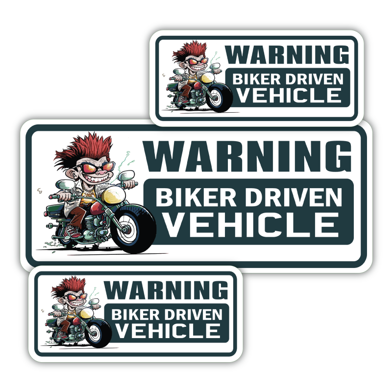 Warning Biker Driven Vehicle - Image 2